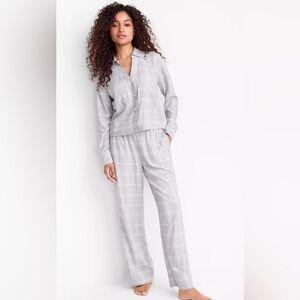 State of Day Flannel Pajama Set, NWT